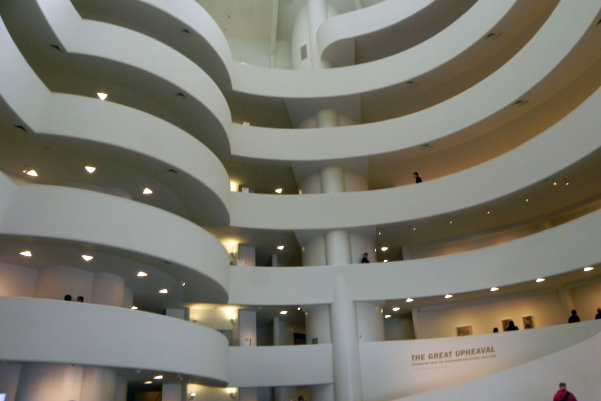 12-2 Guggenheim Museum Atrium At E 89 and Fifth Ave In Upper East Side New York City